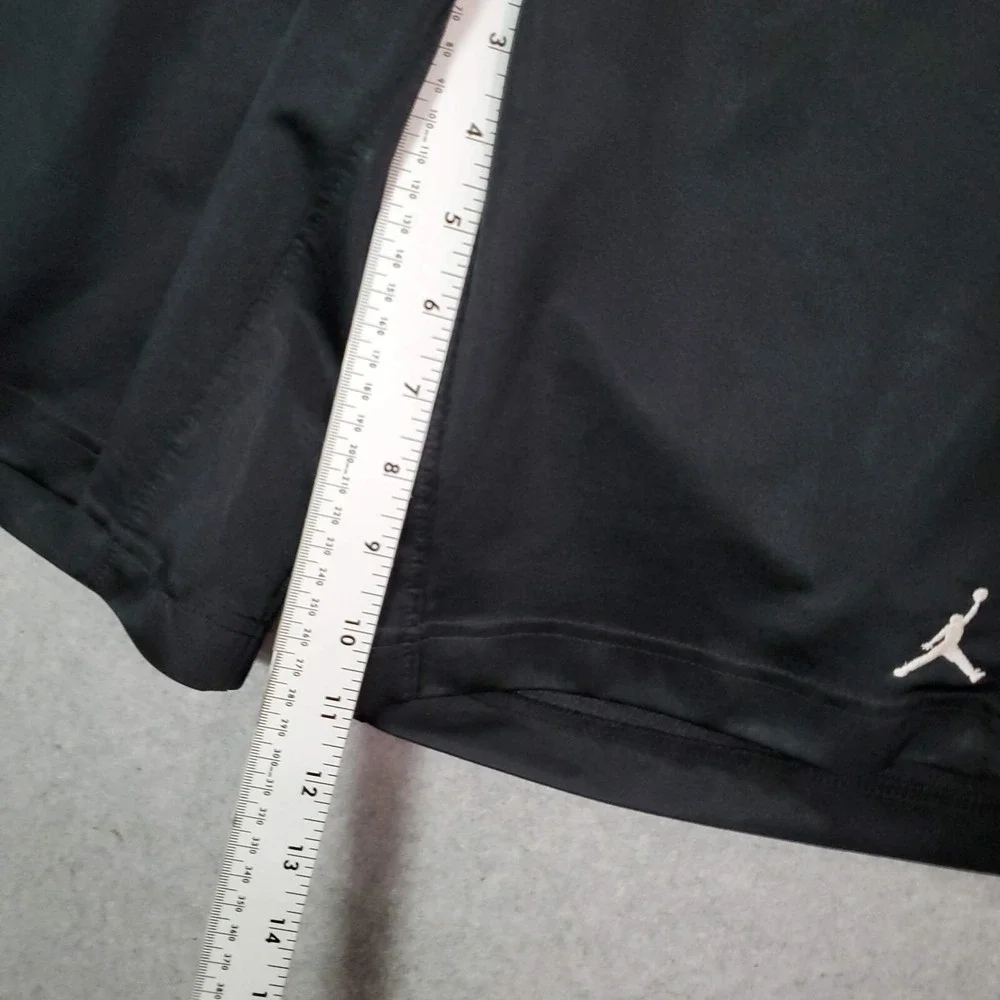 Air Jordan Men Activewear Shorts XL Black Red Durasheen Basketball Jumpman READ